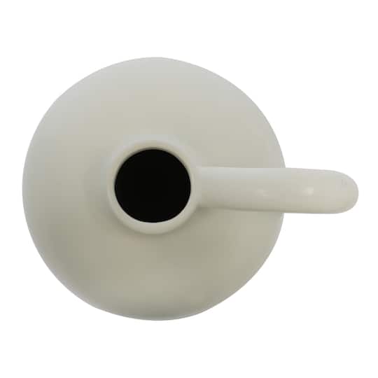 13" White Ceramic Jug Tabletop Décor by Ashland®